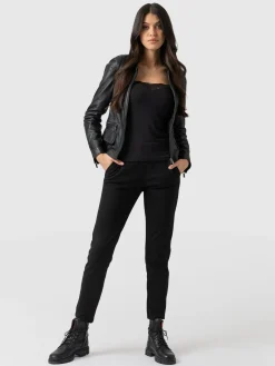 New Saint and Sofia Finsbury Pant - Black