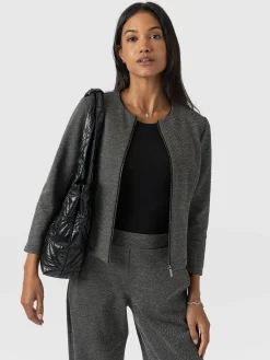 Best Saint and Sofia Florence Jacket - Grey Twill