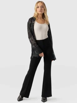 Best Saint and Sofia Freya Flared Pant - Black