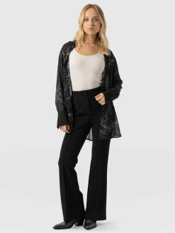 Best Saint and Sofia Freya Flared Pant - Black
