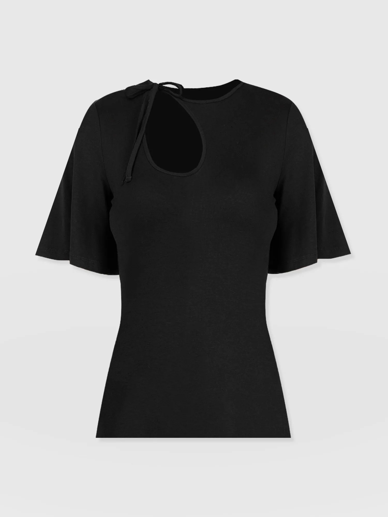Best Saint and Sofia Freya Tie Tee - Black