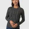 New Saint and Sofia Glen Crew Neck Tee - Grey/Black