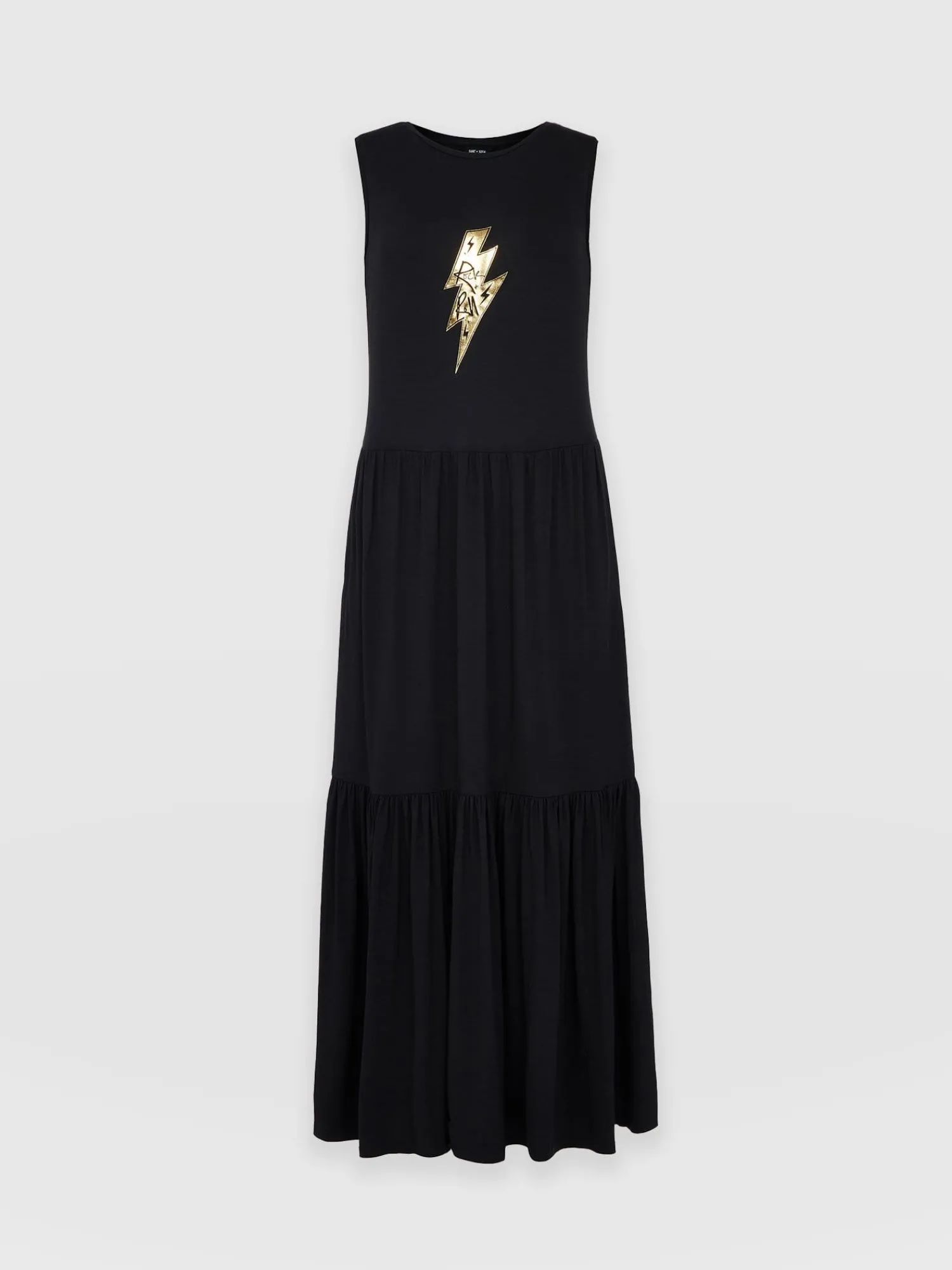 Sale Saint and Sofia Greenwich Dress - Black Rock n Roll