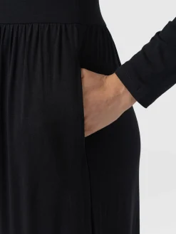 New Saint and Sofia Greenwich Dress Long Sleeve - Black