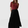 Sale Saint and Sofia Greenwich Skirt - Gloss Black