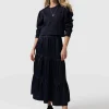 Sale Saint and Sofia Greenwich Skirt - Navy Viscose