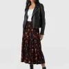 Fashion Saint and Sofia Greenwich Skirt - Red Aurora