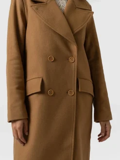 Fashion Saint and Sofia Halcyon Coat - Camel