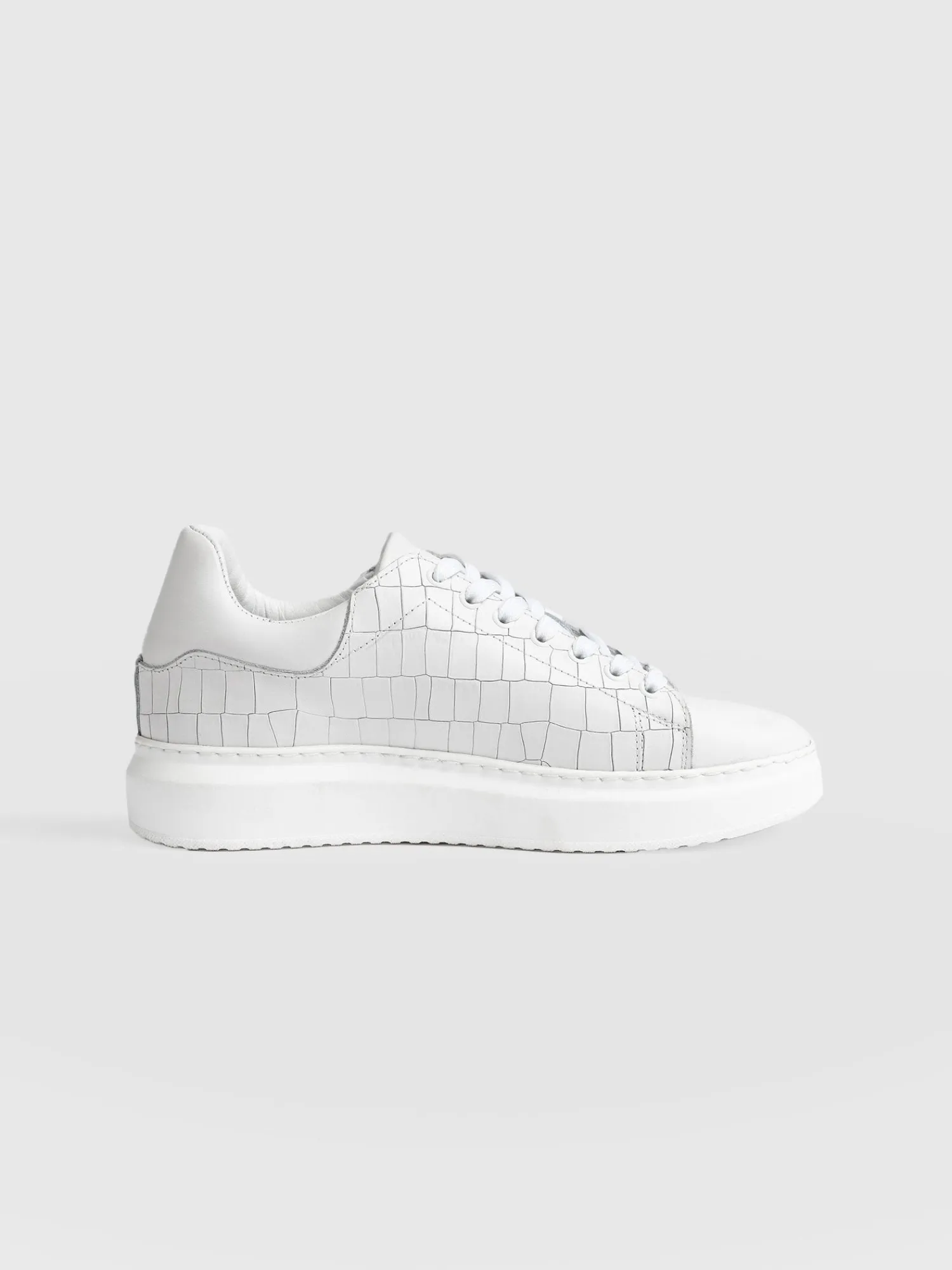 Discount Saint and Sofia Hampstead Sneaker - White Croc