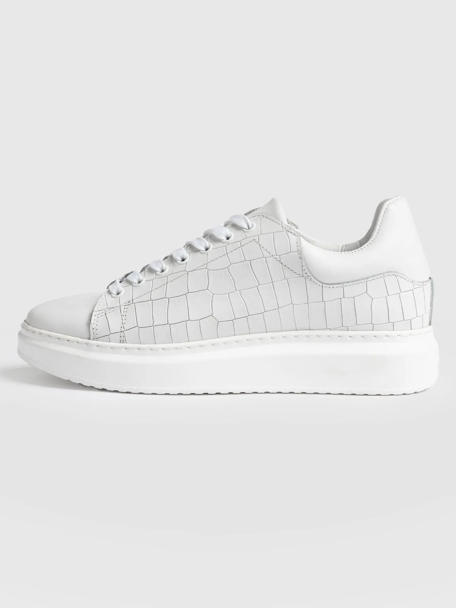 Discount Saint and Sofia Hampstead Sneaker - White Croc