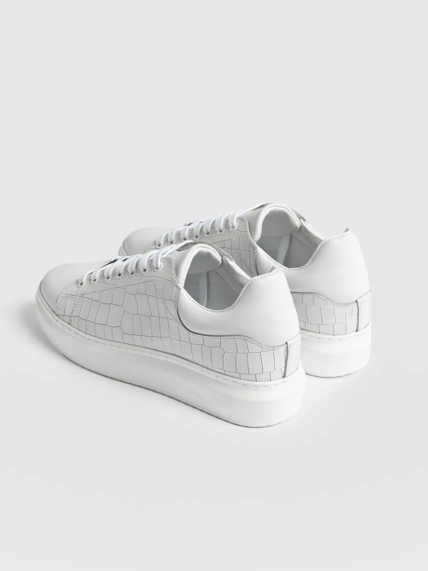 Discount Saint and Sofia Hampstead Sneaker - White Croc