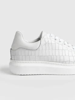 Discount Saint and Sofia Hampstead Sneaker - White Croc