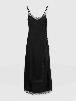 Hot Saint and Sofia Harper Lace Cami Dress - Black Jacquard