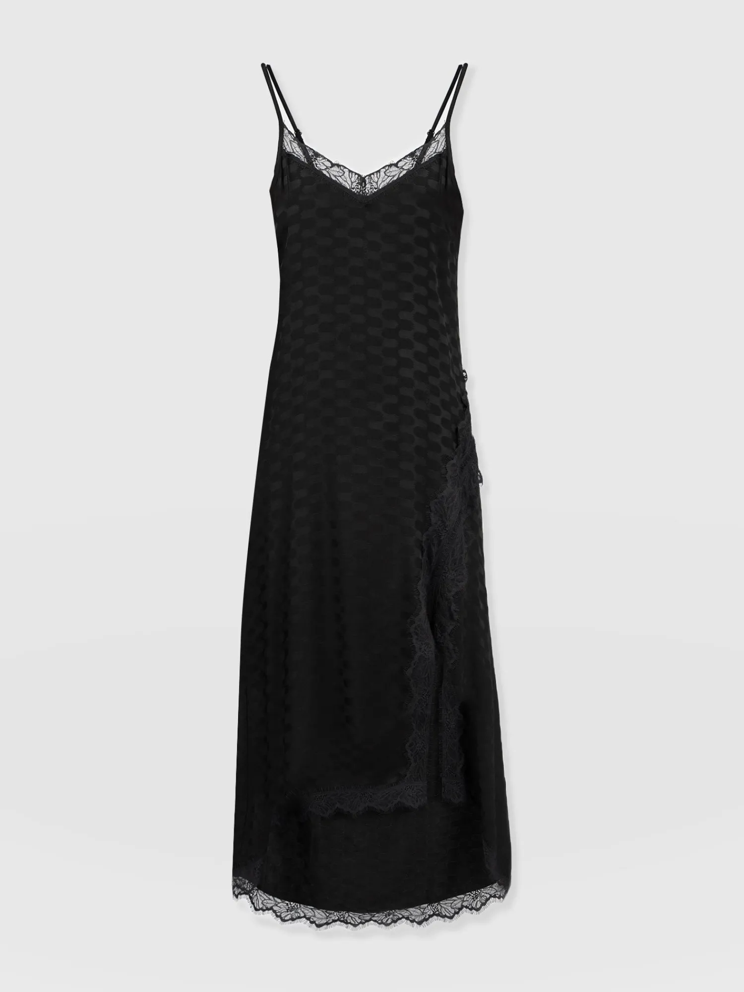 Hot Saint and Sofia Harper Lace Cami Dress - Black Jacquard
