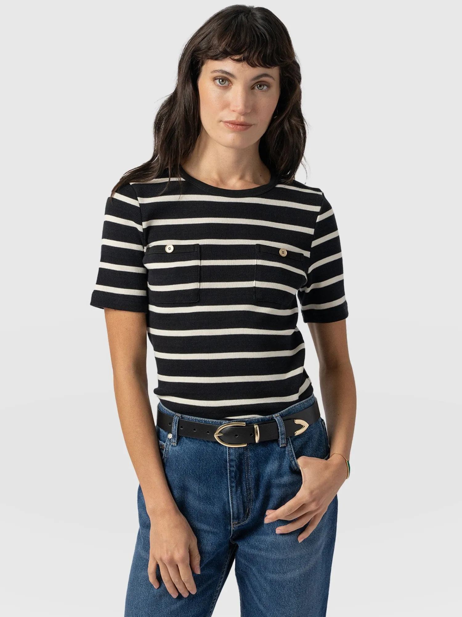 Sale Saint and Sofia Helena Tee - Stripe