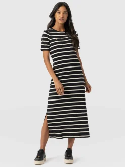 Best Saint and Sofia Helena T-Shirt Dress - Stripe