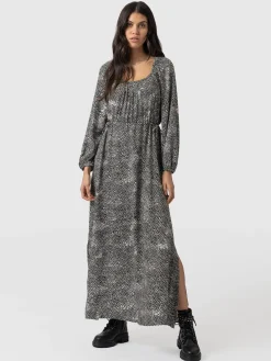 Online Saint and Sofia Henrietta Dress - Monochrome Gothica