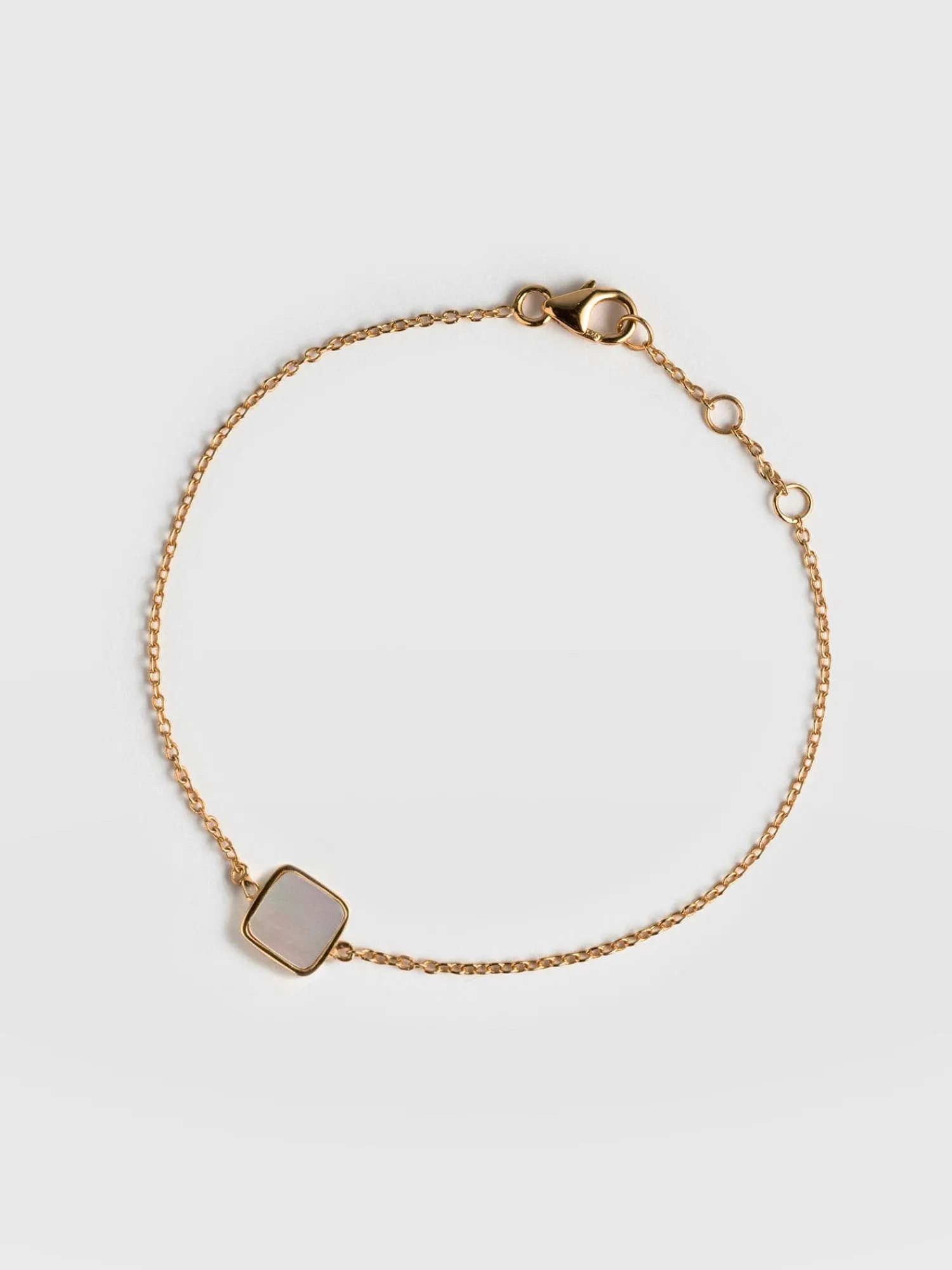 Hot Saint and Sofia Iridescence Square Bracelet - Gold
