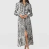Outlet Saint and Sofia Jacqueline Shirt Dress - Cream Snake