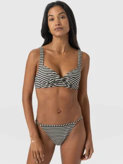 Sale Saint and Sofia Jesse Twist Front Bikini Top - Stripe
