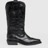 Fashion Saint and Sofia Kansas Western Boot - Black