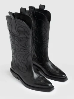 Fashion Saint and Sofia Kansas Western Boot - Black