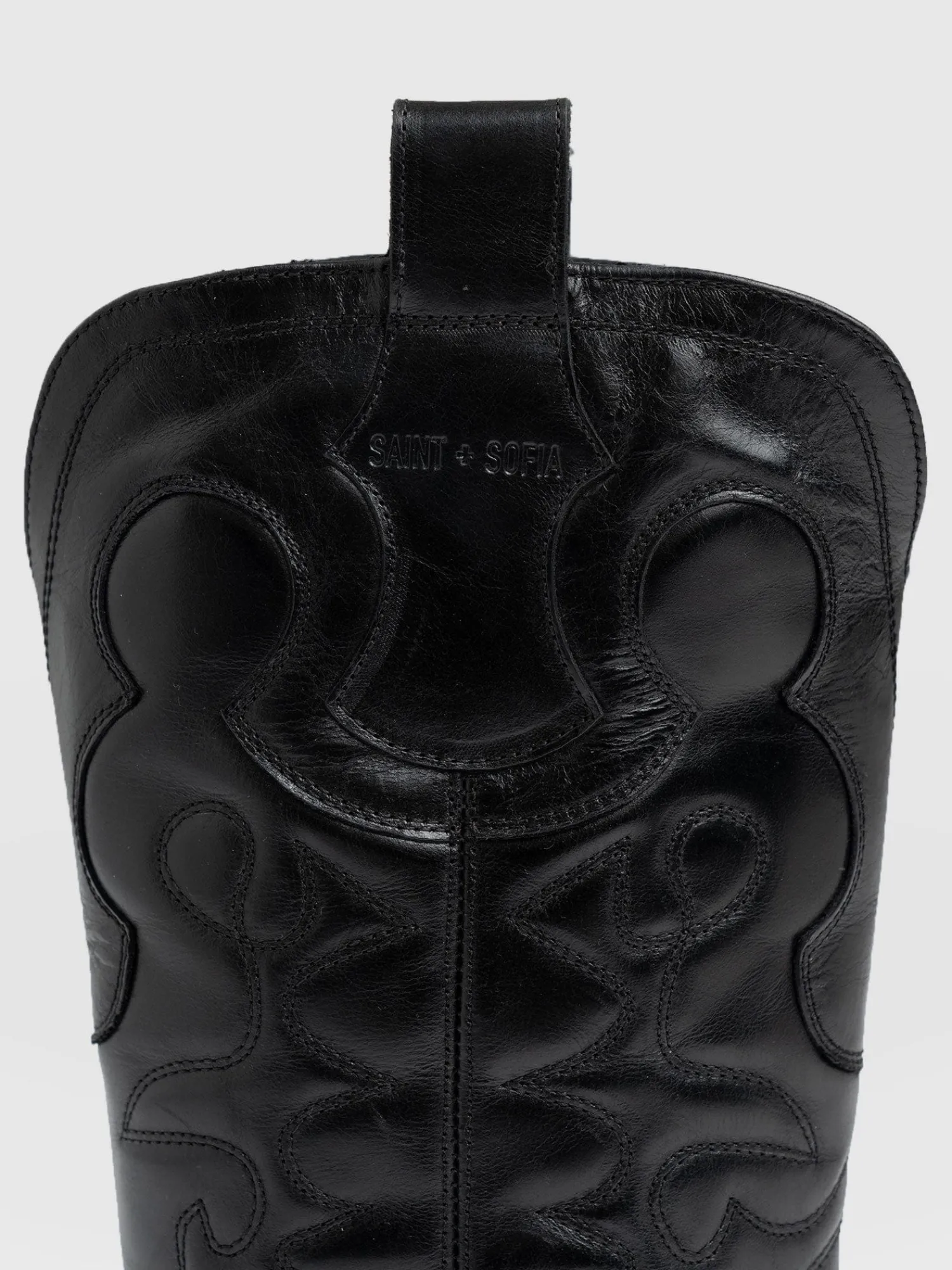 Fashion Saint and Sofia Kansas Western Boot - Black