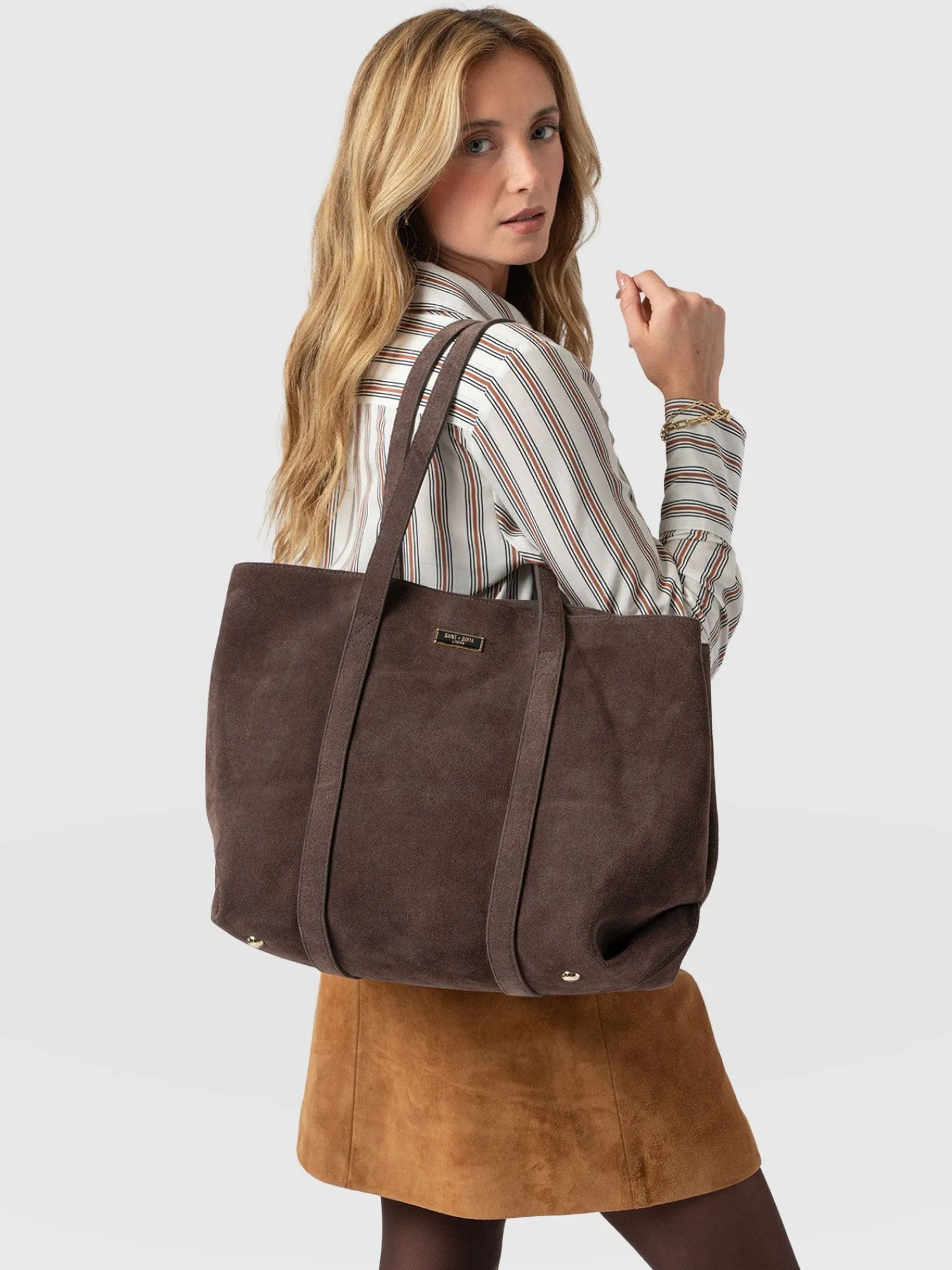 Outlet Saint and Sofia Kara Shopper Bag - Brown