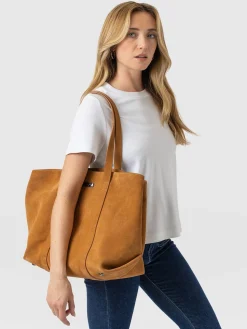 Discount Saint and Sofia Kara Shopper Bag - Tan