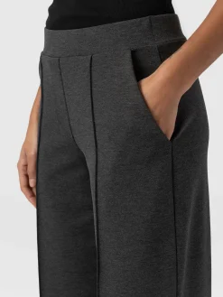 Hot Saint and Sofia Keller Wide Leg Pant - Charcoal