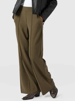 Best Saint and Sofia Keller Wide Leg Pant - Khaki
