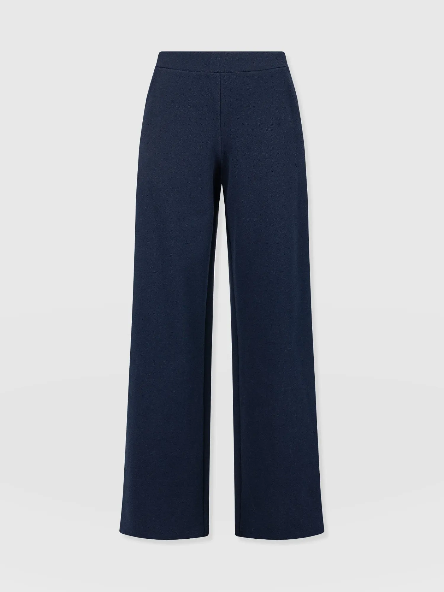 Clearance Saint and Sofia Keller Wide Leg Pant - Navy Twill