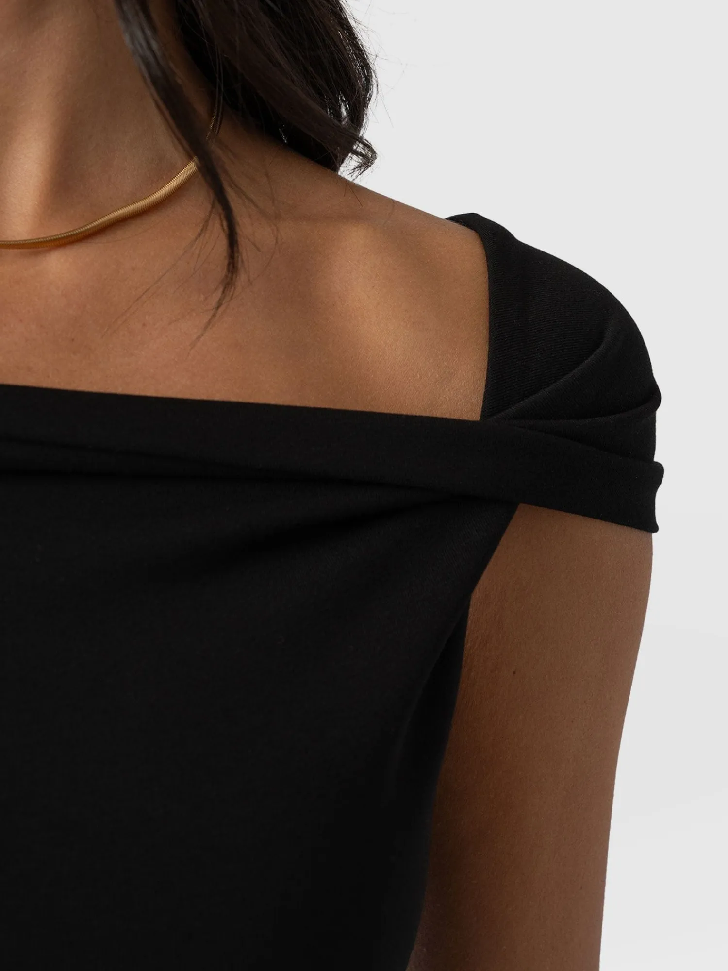 Online Saint and Sofia Kelsea Midaxi Dress - Black