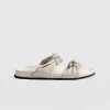 New Saint and Sofia Kingston Knot Sandal - Cream