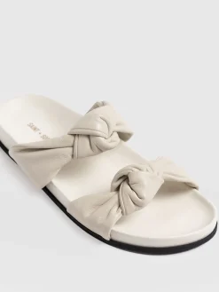 New Saint and Sofia Kingston Knot Sandal - Cream