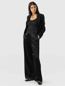 Online Saint and Sofia Langley Wide Leg Pant - Black