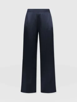 Clearance Saint and Sofia Langley Wide Leg Pant - Navy
