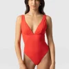 Fashion Saint and Sofia Levana Swimsuit - Red