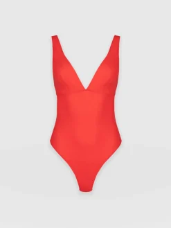 Fashion Saint and Sofia Levana Swimsuit - Red