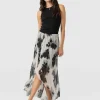Clearance Saint and Sofia Lexi High Low Skirt - White Fade Floral