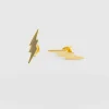 Sale Saint and Sofia Lightning Earrings - Gold