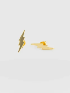 Sale Saint and Sofia Lightning Earrings - Gold