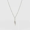 Best Saint and Sofia Lightning Necklace - Silver