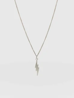 Best Saint and Sofia Lightning Necklace - Silver