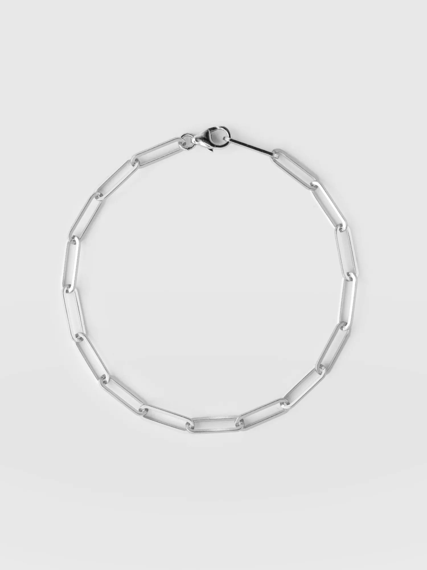 Outlet Saint and Sofia Link Chain Bracelet - Silver
