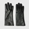 Online Saint and Sofia Luther Leather Gloves - Black