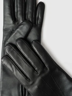 Online Saint and Sofia Luther Leather Gloves - Black