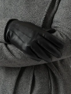Online Saint and Sofia Luther Leather Gloves - Black