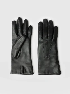 Online Saint and Sofia Luther Leather Gloves - Black