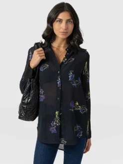 Discount Saint and Sofia Madison Shirt - Blue Lily Gardens